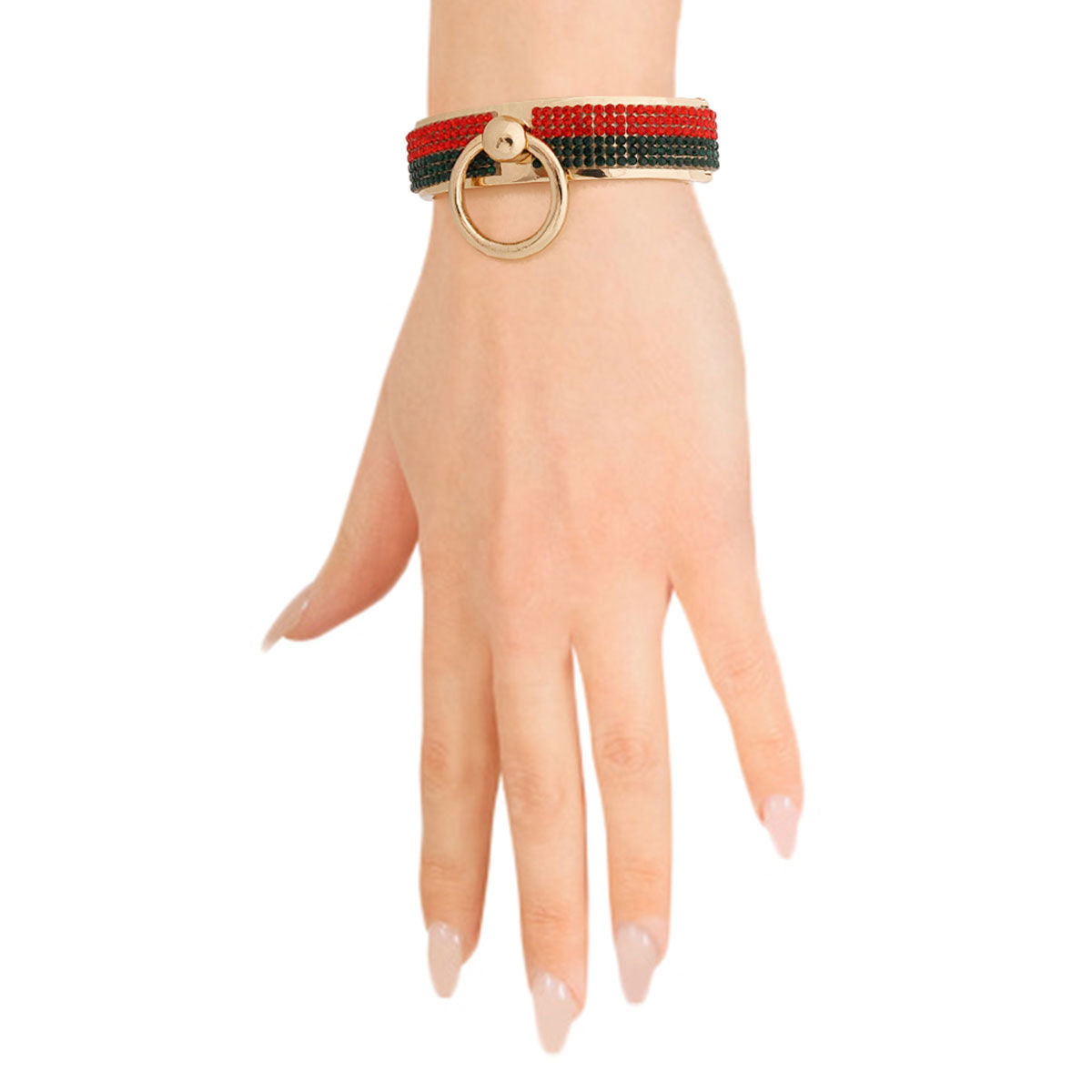 Designer Style Gold Door Knocker Bracelet|9 inches - Premium Wholesale Jewelry from Pinktown - Just $16! Shop now at chiquestyles