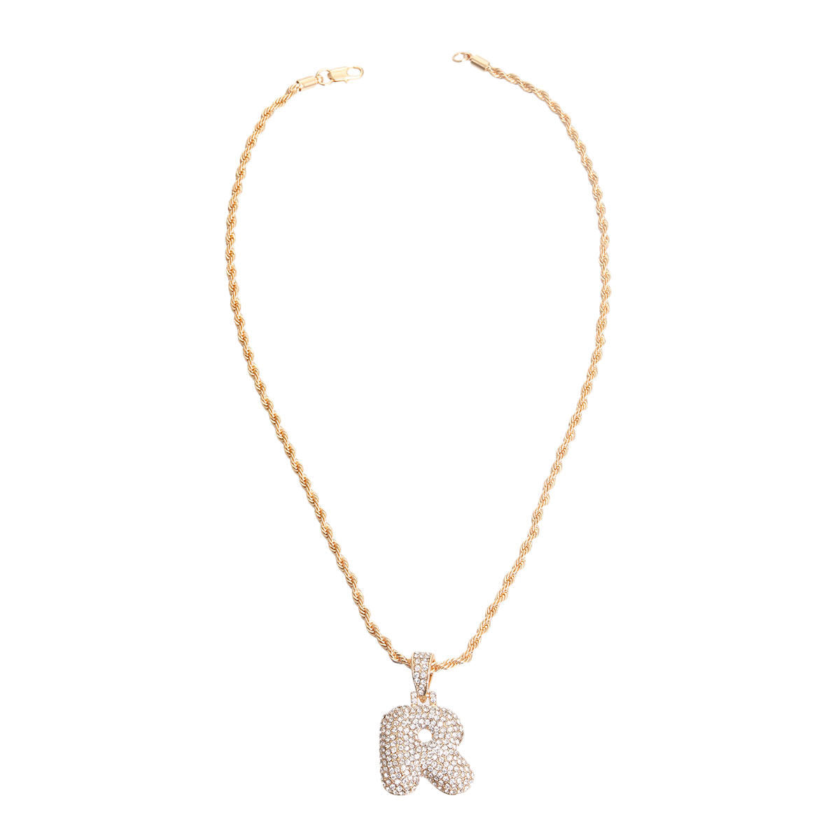 R Initial Necklace|20 inches - Premium Wholesale Jewelry from Pinktown - Just $12! Shop now at chiquestyles