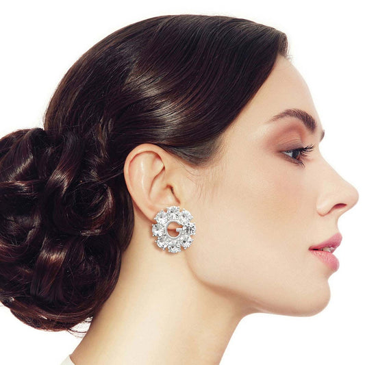 Silver Crystal 3pcs Bee Designer Studs|Assorted - Premium Wholesale Jewelry from Pinktown - Just $16! Shop now at chiquestyles