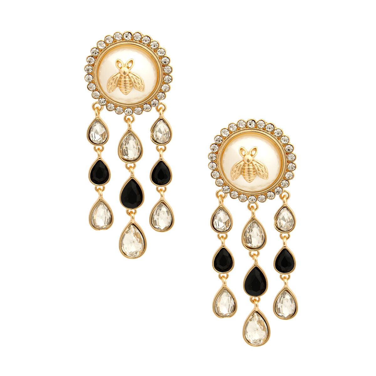 Vintage Look Gold Bee Earrings|3.15 inches - Premium Wholesale Jewelry from Pinktown - Just $19! Shop now at chiquestyles