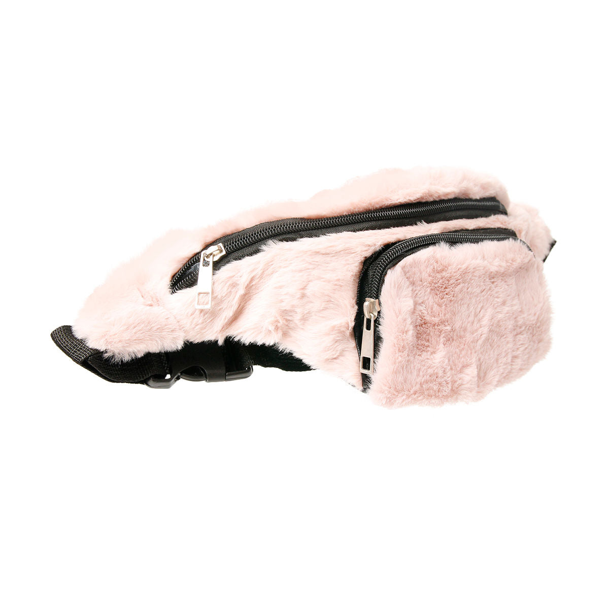 Pink Fur Fanny Pack|13 x 5.5 x 3.75 inches - Premium Wholesale Fashion Accessories from Pinktown - Just $19! Shop now at chiquestyles