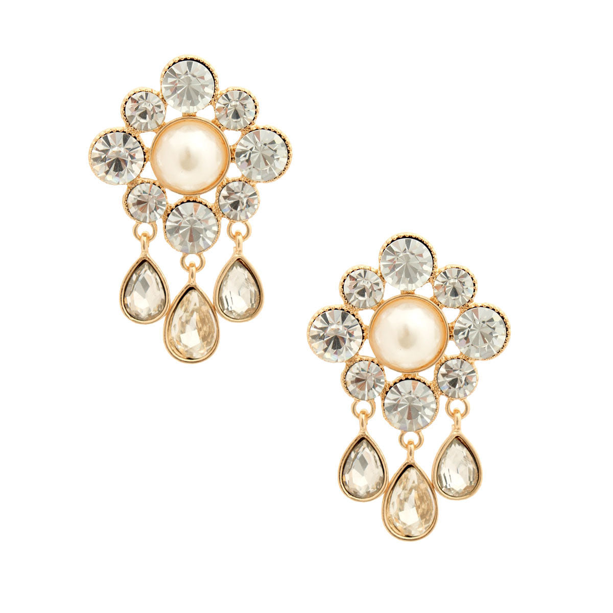 Gold Antique Flower Studs - Premium Wholesale Jewelry from Pinktown - Just $12! Shop now at chiquestyles