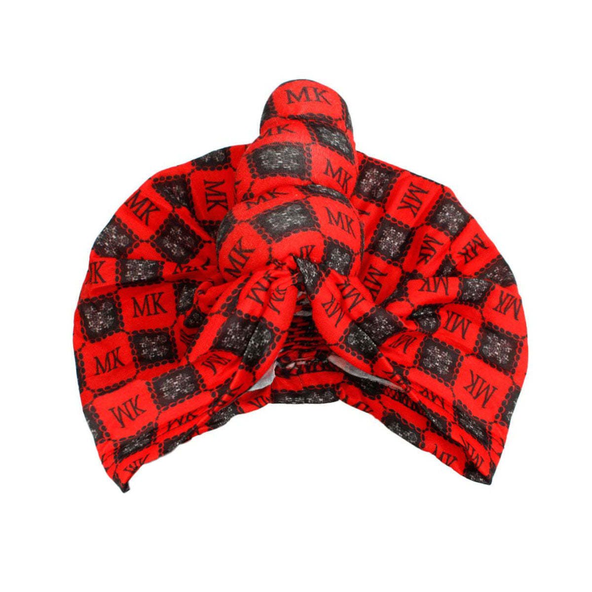 Red MK Tall Twist Knot Turban - Premium Wholesale Fashion Accessories from Pinktown - Just $7! Shop now at chiquestyles