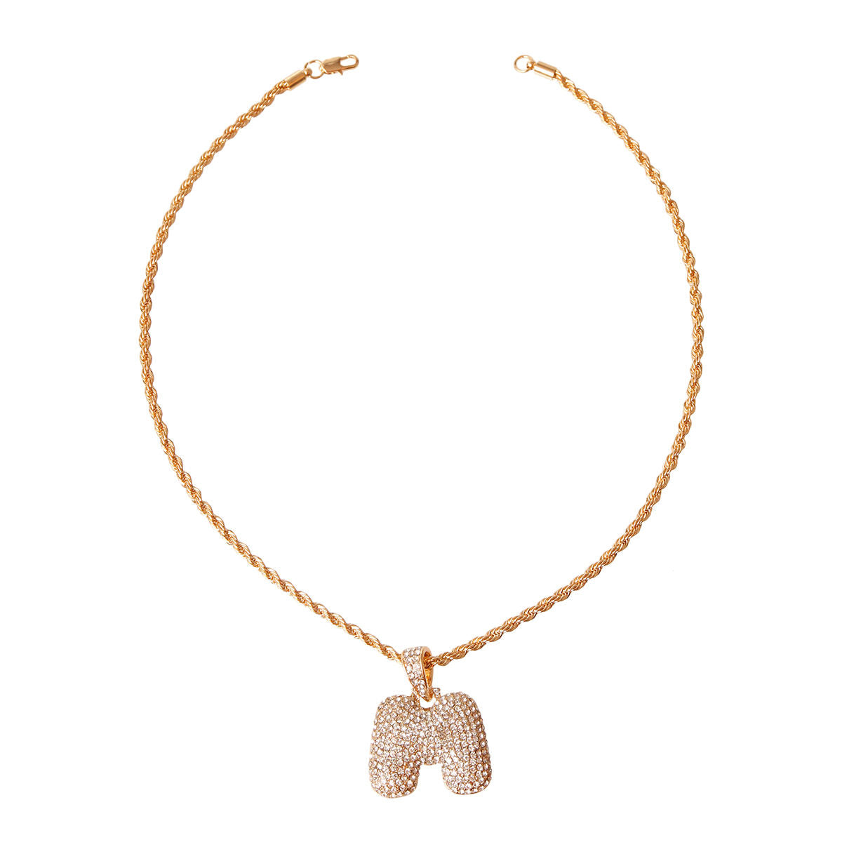 M Initial Necklace|20 inches - Premium Wholesale Jewelry from Pinktown - Just $13! Shop now at chiquestyles