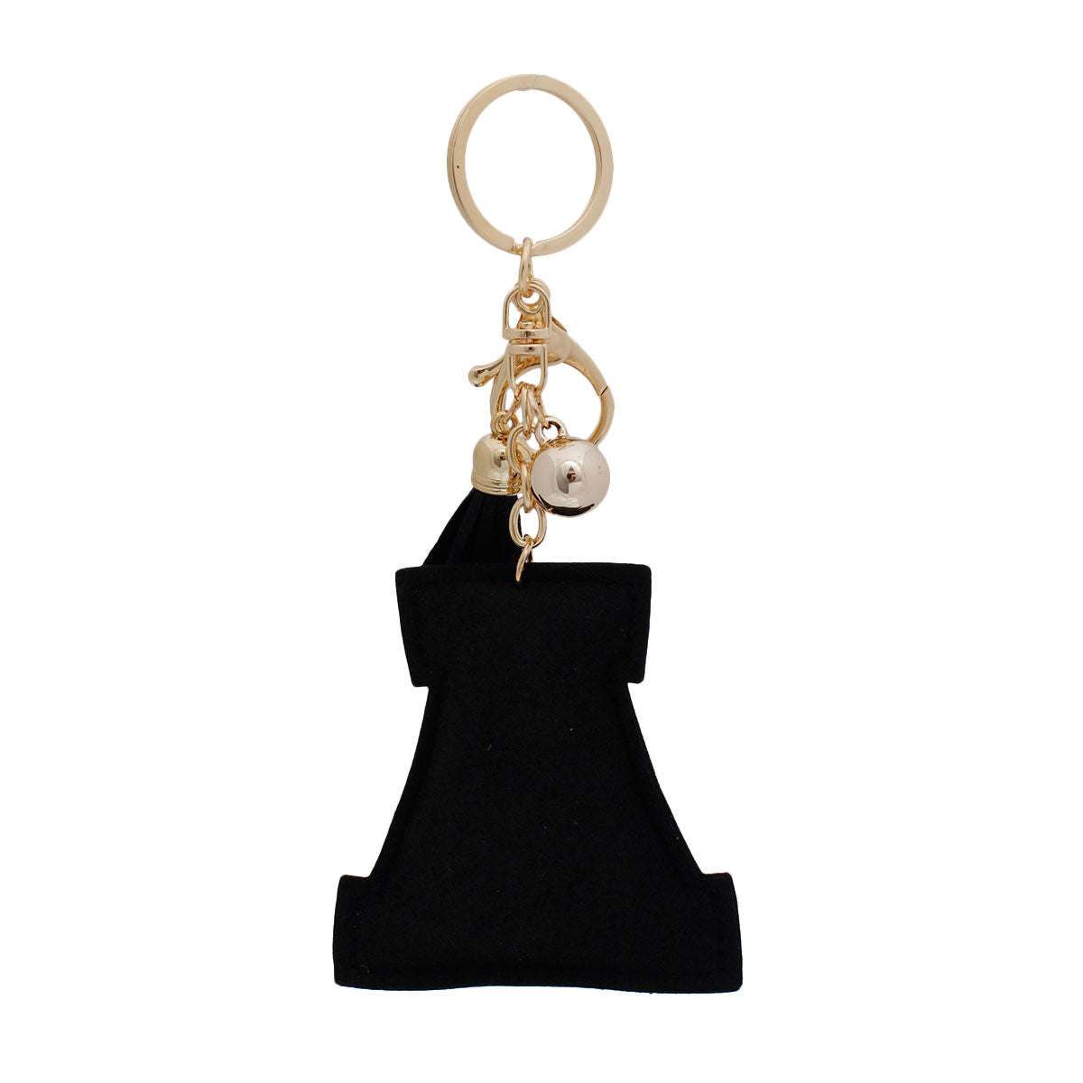 A Black Keychain Bag Charm - Premium Wholesale Fashion Accessories from Pinktown - Just $7! Shop now at chiquestyles