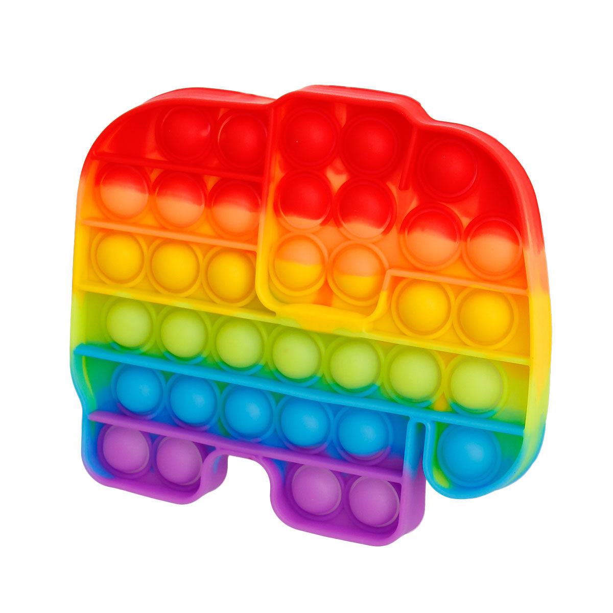 Elephant Push Pop Bubble Fidget Toy|5.65 x 5 inches - Premium Wholesale Fashion Accessories from Pinktown - Just $6! Shop now at chiquestyles