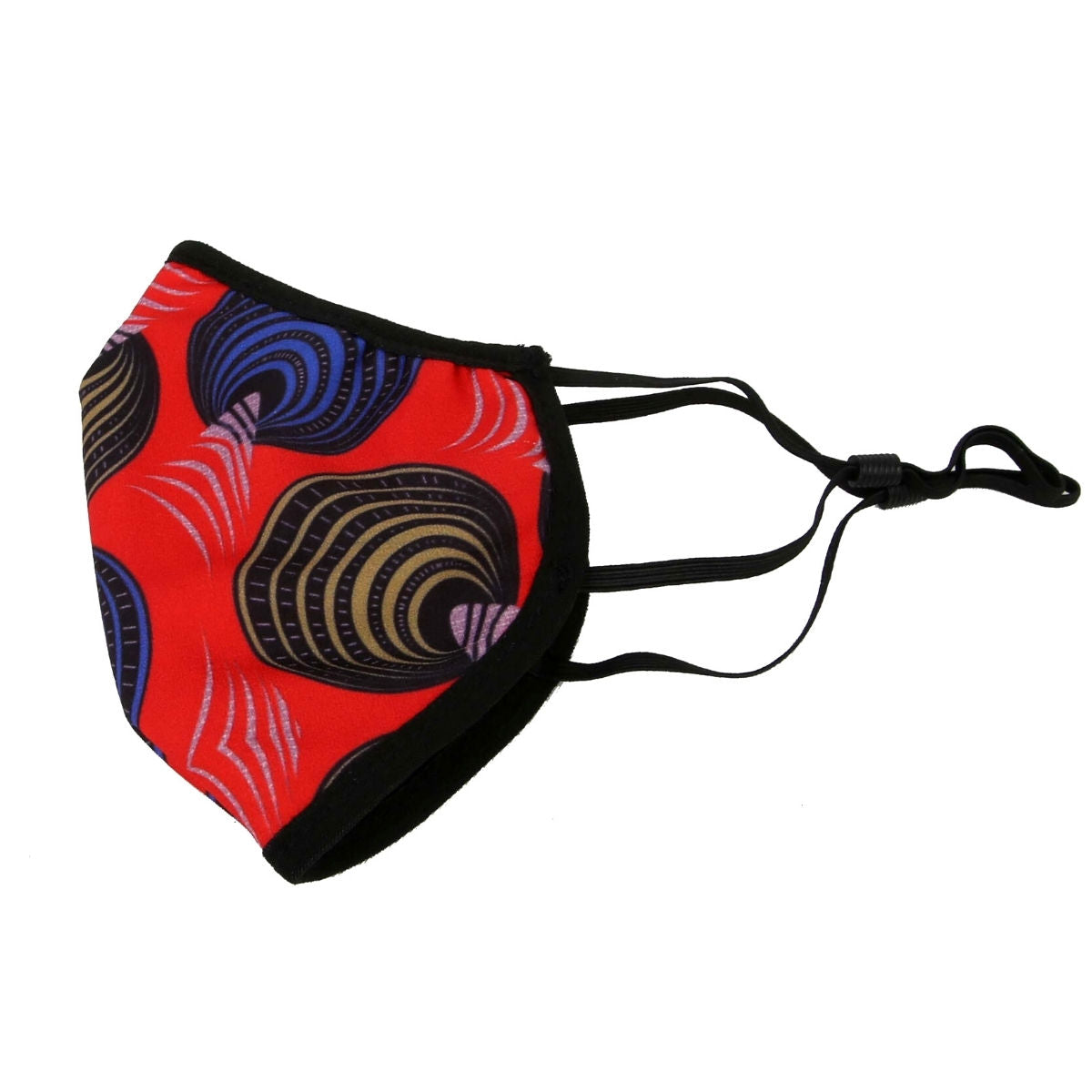 Concentric Circle Patter Filter Mask|Stretch to Fit - Premium Wholesale Fashion Accessories from Pinktown - Just $9! Shop now at chiquestyles
