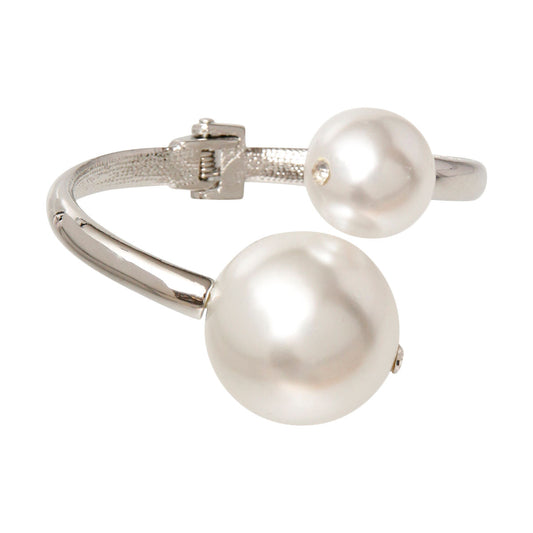 Pearl Hinged Bracelet|8 inches - Premium Wholesale Jewelry from Pinktown - Just $15! Shop now at chiquestyles