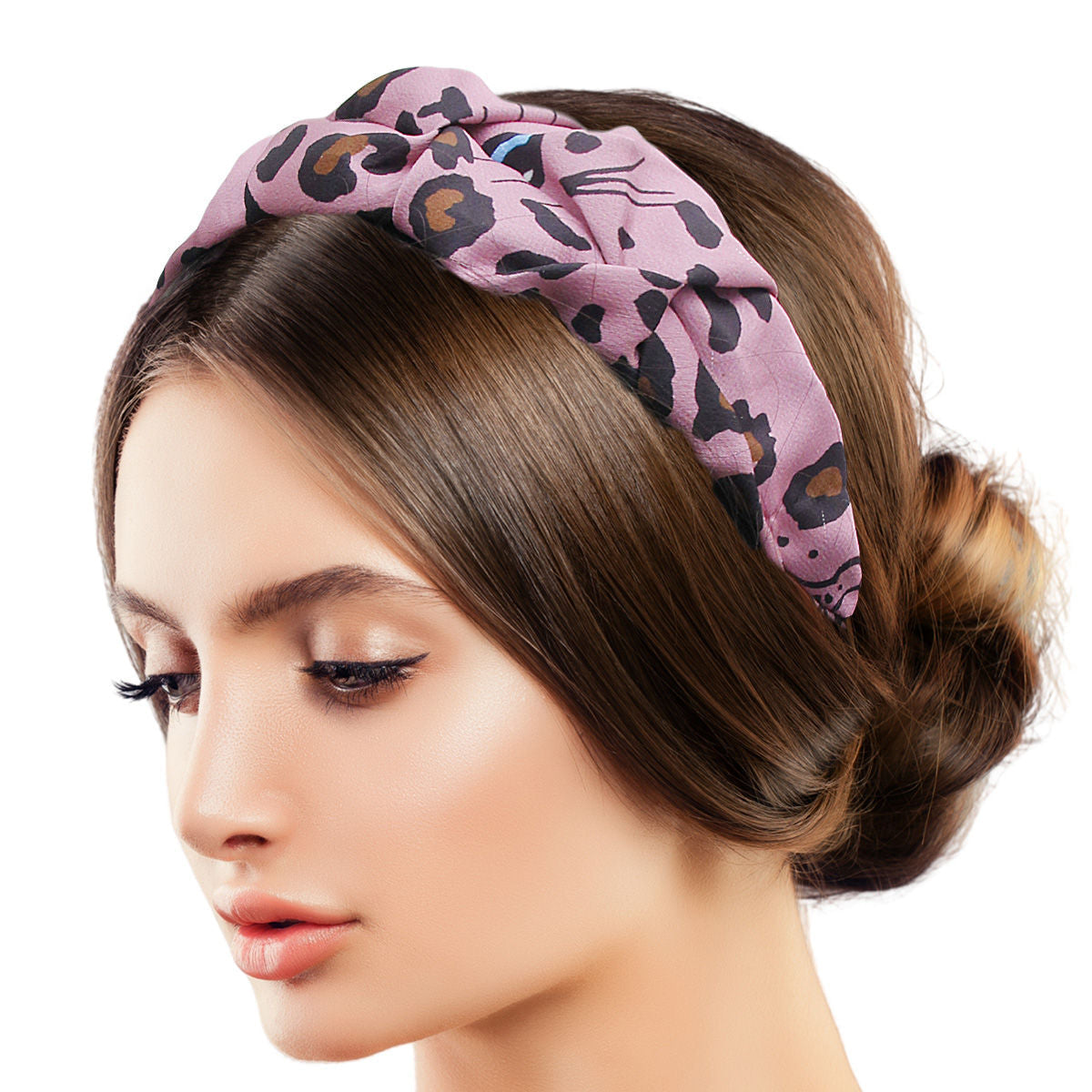 Fuchsia Leopard Print Ultra Soft Headband|Adjustable - Premium Wholesale Fashion Accessories from Pinktown - Just $9! Shop now at chiquestyles