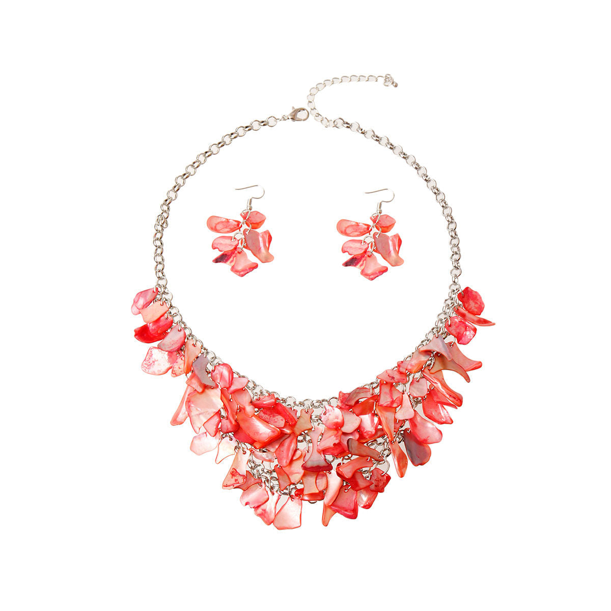 Pink Drop Resin Set|18 inches - Premium Wholesale Jewelry from Pinktown - Just $14! Shop now at chiquestyles