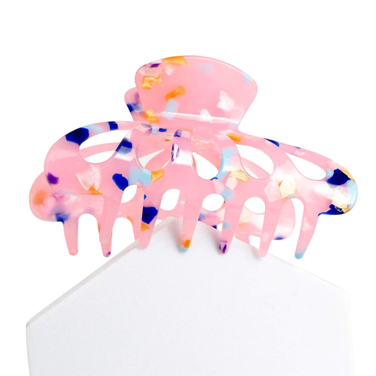 Pink Marble Big Hair Claw Clip - Premium Wholesale Fashion Accessories from Pinktown - Just $12! Shop now at chiquestyles