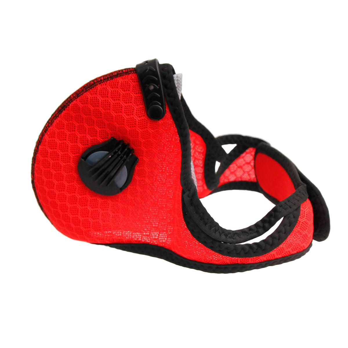 Red Exhalation Valve Sport Mask|Adjustable - Premium Wholesale Fashion Accessories from Pinktown - Just $8! Shop now at chiquestyles
