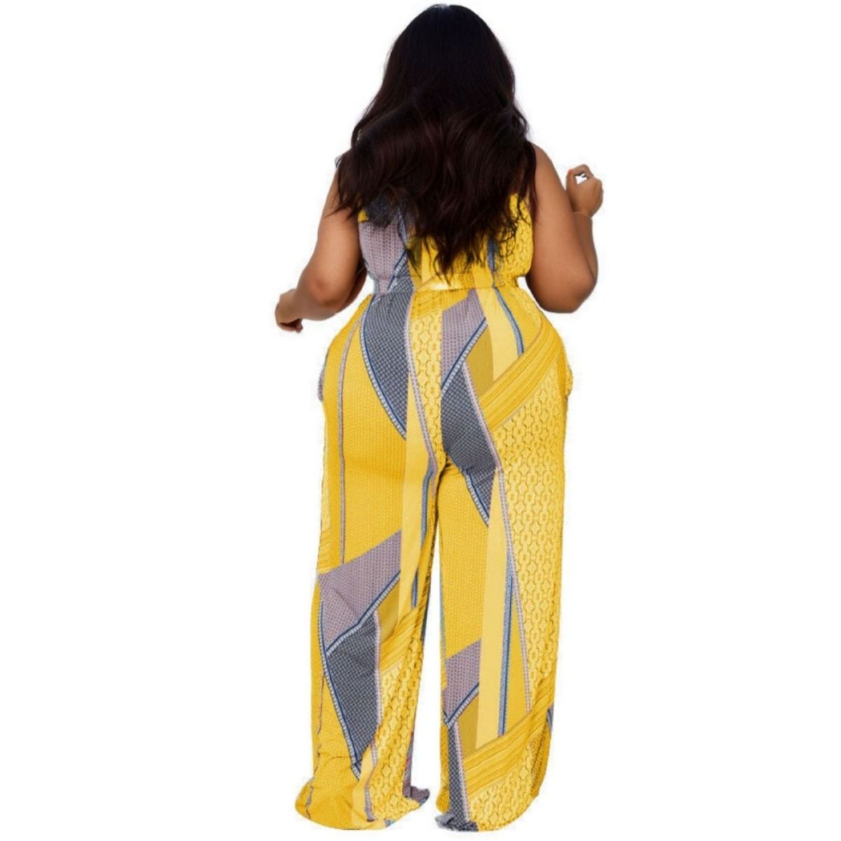 1XL Yellow Geometric Jumper|1XL - Premium Wholesale Boutique Clothing from Pinktown - Just $41! Shop now at chiquestyles