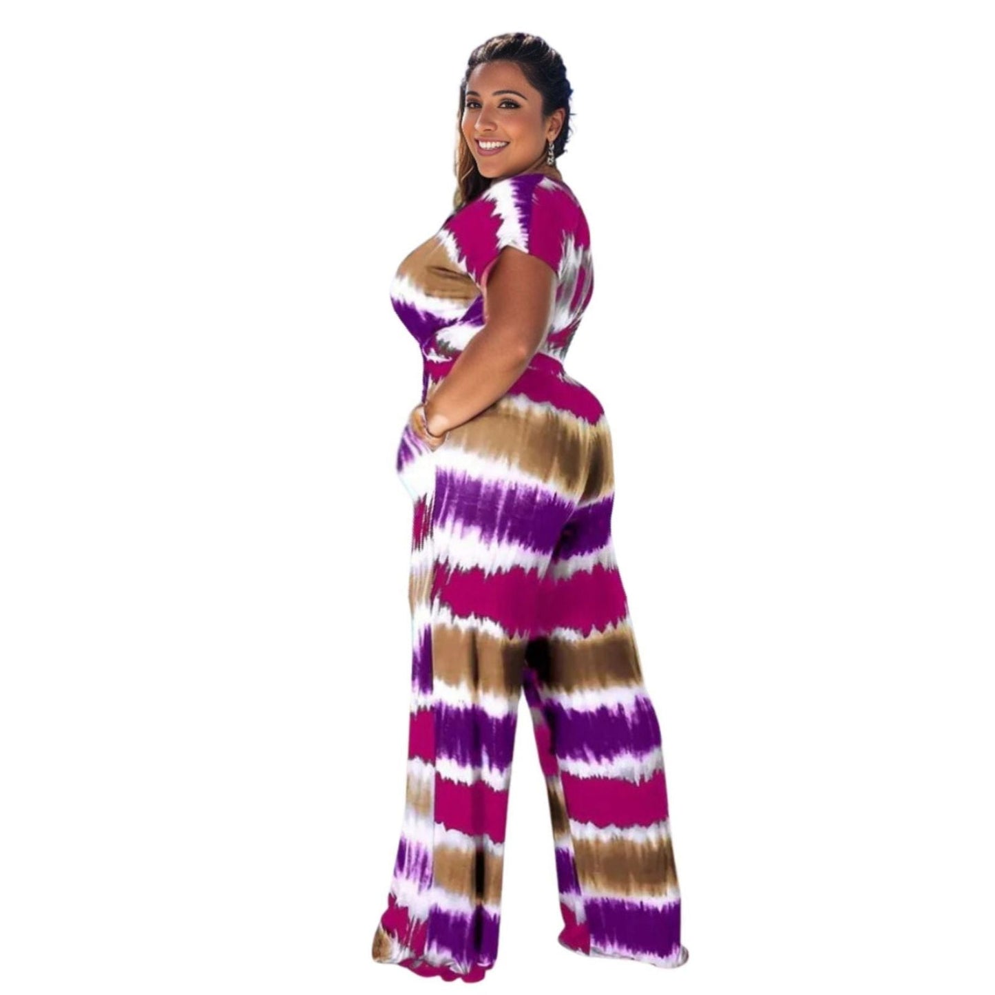 1XL Purple Tie Dye Outfit Set|1XL - Premium Wholesale Boutique Clothing from Pinktown - Just $42! Shop now at chiquestyles