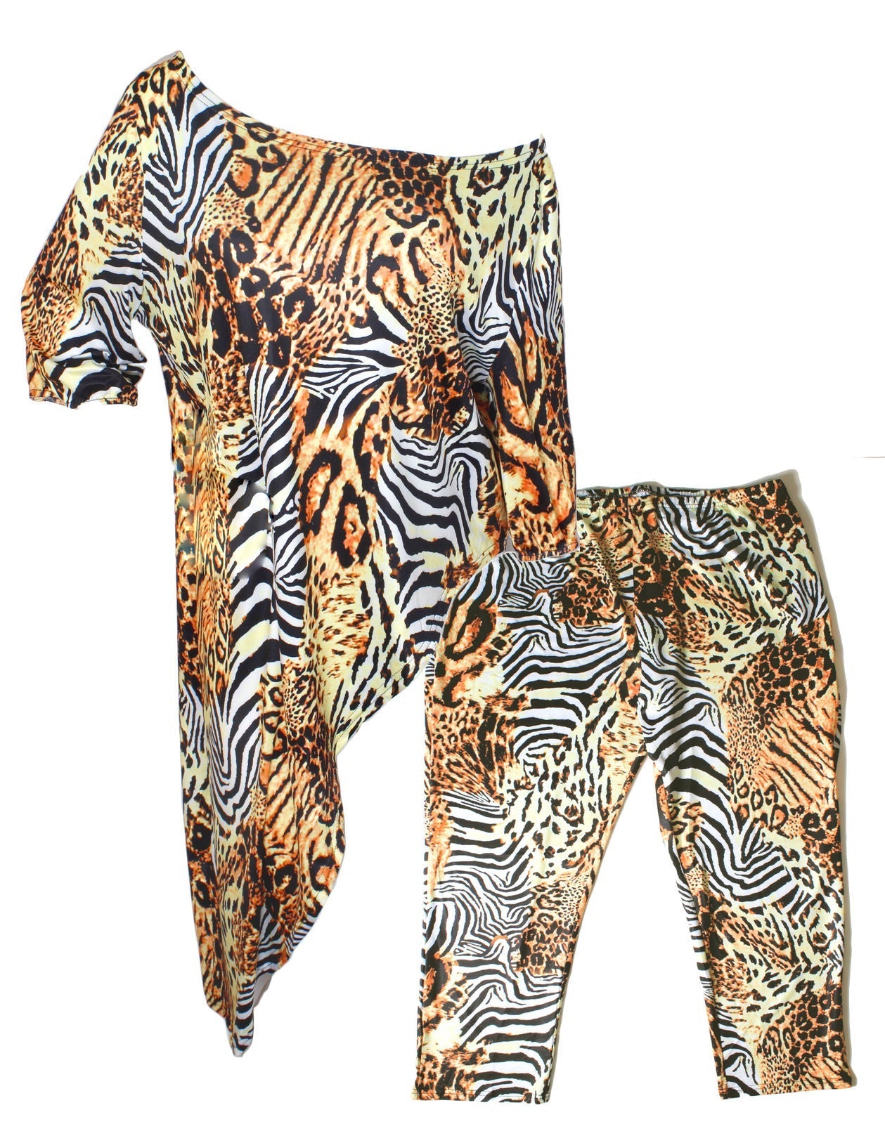 1XL Animal Print Tunic Set|1XL - Premium Wholesale Boutique Clothing from Pinktown - Just $47! Shop now at chiquestyles