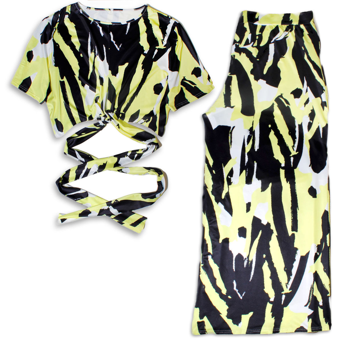 2XL Yellow Black Outfit Set|2XL - Premium Wholesale Boutique Clothing from Pinktown - Just $46! Shop now at chiquestyles