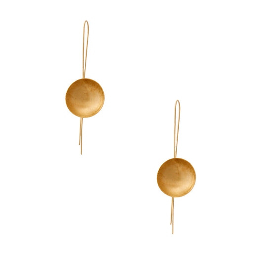 Modern Gold Brass Cup Fishooks|3.5 inches - Premium Wholesale Jewelry from Pinktown - Just $13! Shop now at chiquestyles