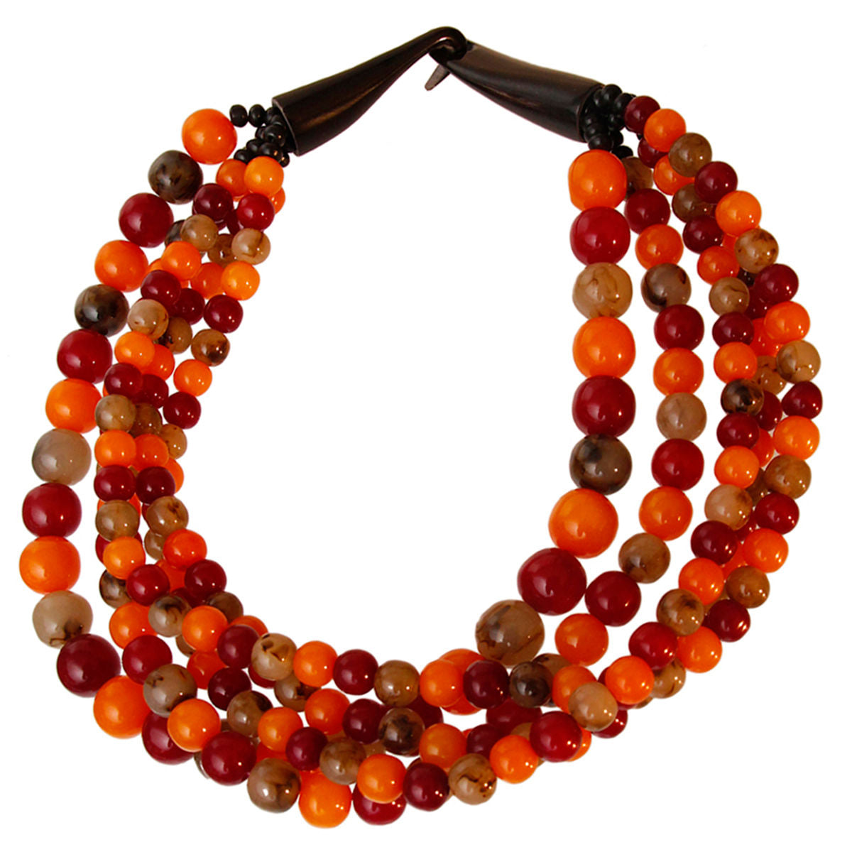 Earthy Bead Buffalo Horn Hook Necklace|16 inches - Premium Wholesale Jewelry from Pinktown - Just $34! Shop now at chiquestyles