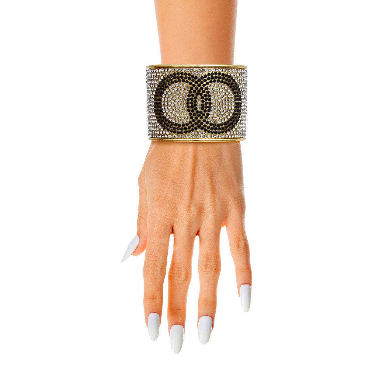 Rhinestone Infinity Rings Gold Cuff - Premium Wholesale Jewelry from Pinktown - Just $9! Shop now at chiquestyles