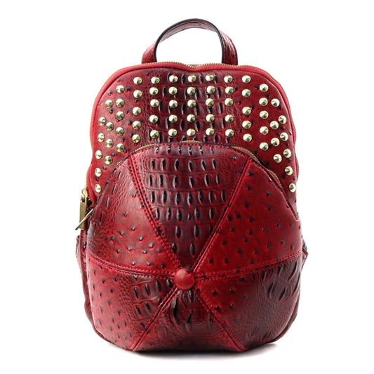Red Baseball Hat Shaped Backpack|12 x 9 x 4.5 inches - Premium Wholesale Fashion Accessories from Pinktown - Just $60! Shop now at chiquestyles