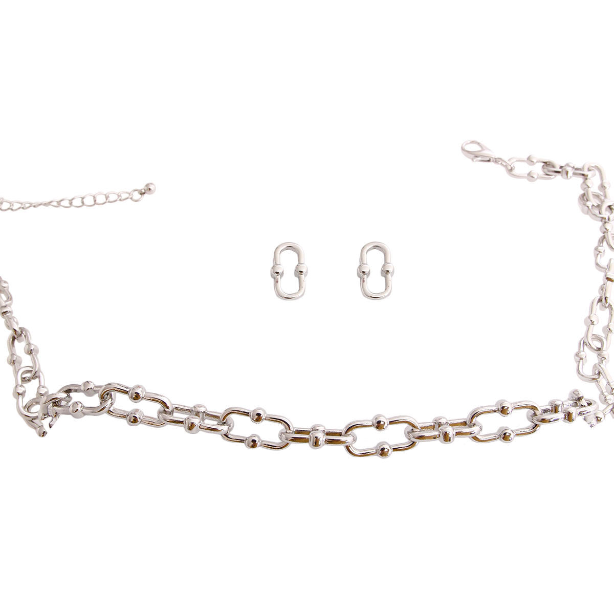 Silver Metal Anchor Chain|18 inches - Premium Wholesale Jewelry from Pinktown - Just $12! Shop now at chiquestyles