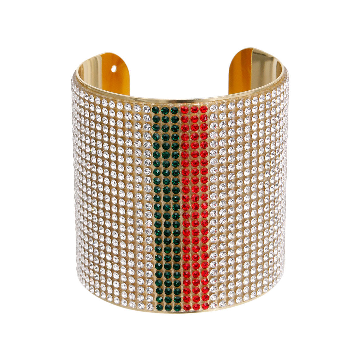 Designer Stripe 2.5 inch Cuff - Premium Wholesale Jewelry from Pinktown - Just $9! Shop now at chiquestyles