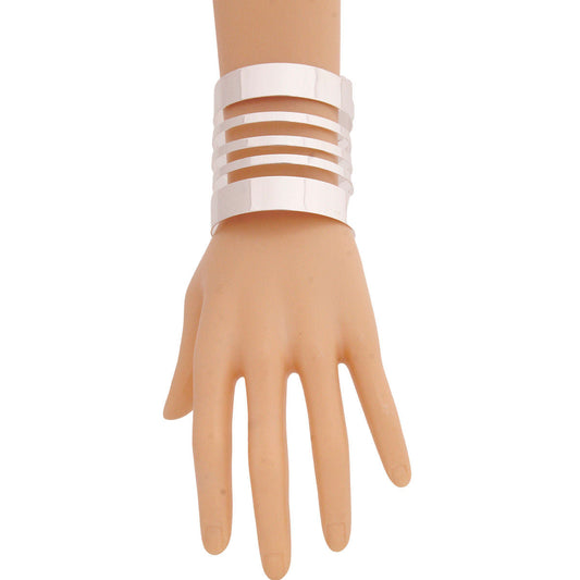 Silver Metal Cut Out Cuff|Adjustable - Premium Wholesale Jewelry from Pinktown - Just $7! Shop now at chiquestyles