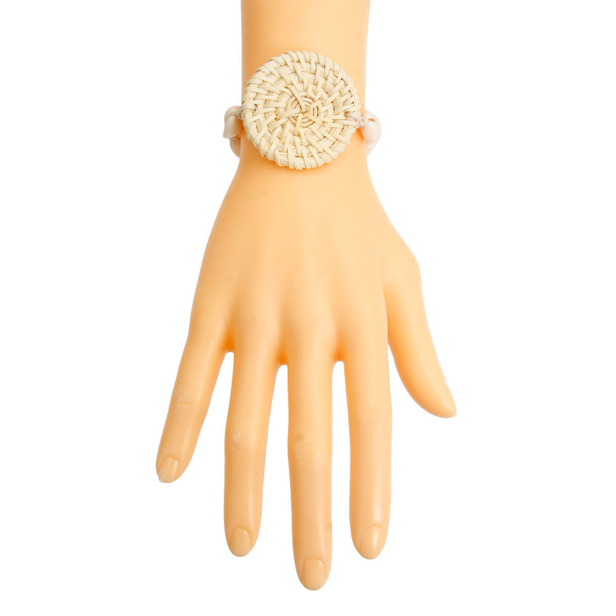 Natural Woven Shell Bracelet|Adjustable - Premium Wholesale Jewelry from Pinktown - Just $10! Shop now at chiquestyles