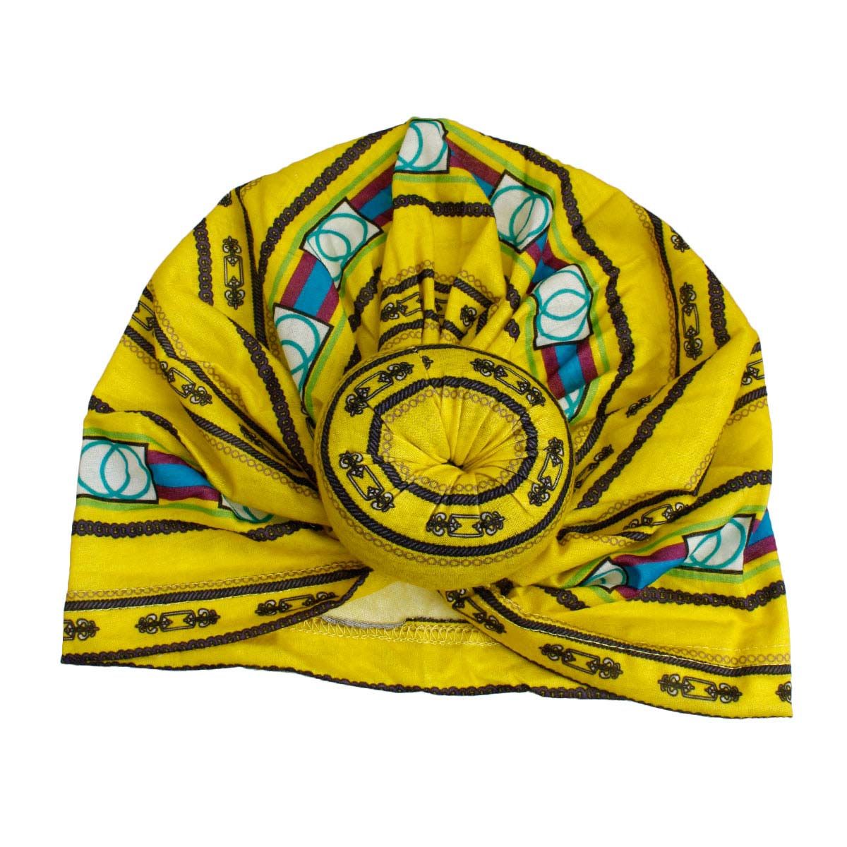 Yellow Infinity Ring Donut Knot Turban - Premium Wholesale Fashion Accessories from Pinktown - Just $7! Shop now at chiquestyles
