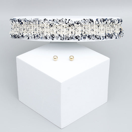 Layered Yarn Choker|15 inches - Premium Wholesale Jewelry from Pinktown - Just $7! Shop now at chiquestyles