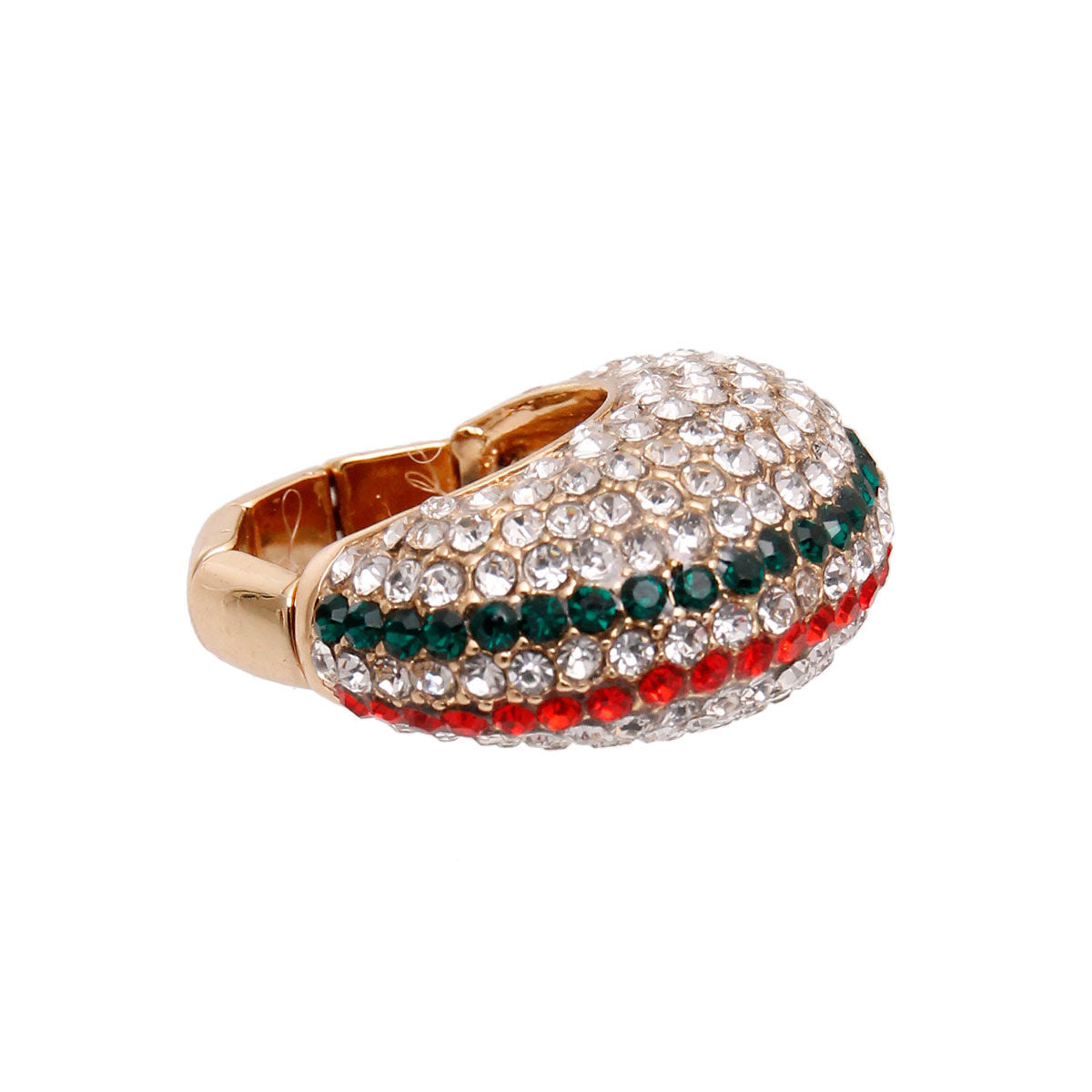 Designer Style Rounded Cocktail Ring|Stretch to Fit - Premium Wholesale Jewelry from Pinktown - Just $11! Shop now at chiquestyles