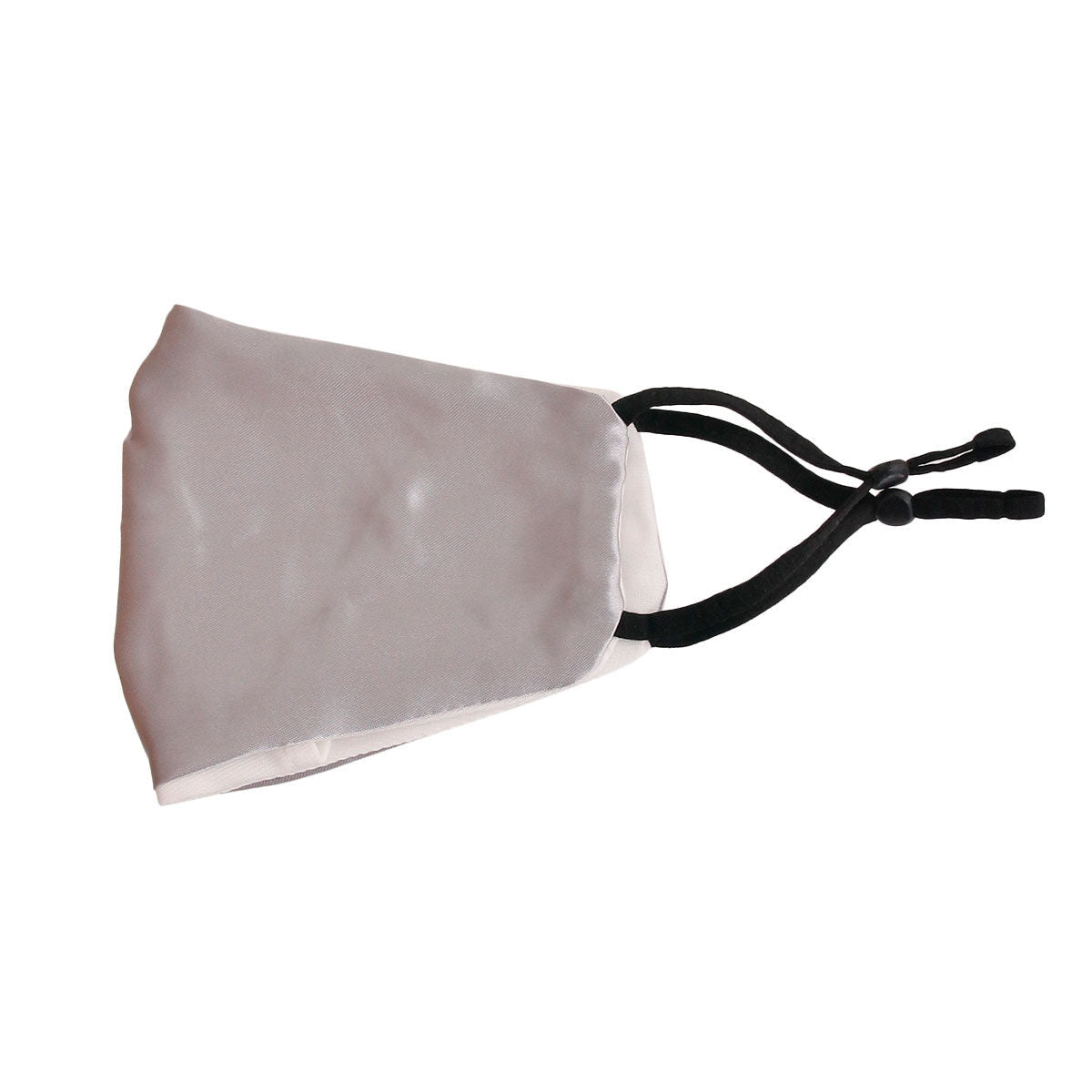 Silver Metallic Satin Mask|Stretch to Fit - Premium Wholesale Fashion Accessories from Pinktown - Just $5! Shop now at chiquestyles