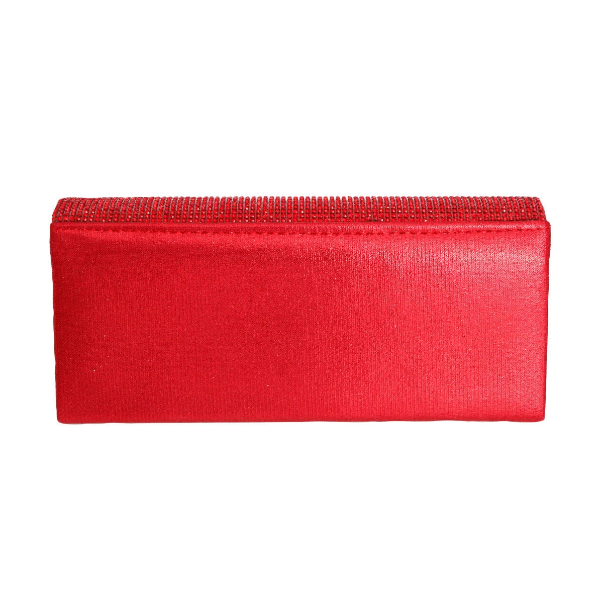 Clutch Red Rhinestone Evening Bag for Women|3.5 x 8 x 2 inches - Premium Wholesale Fashion Accessories from Pinktown - Just $31! Shop now at chiquestyles