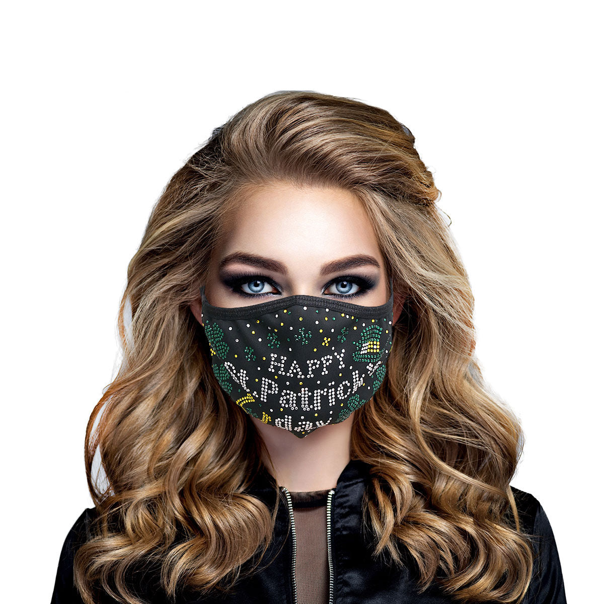 St. Patrick's Day Mask|Stretch to Fit - Premium Wholesale Fashion Accessories from Pinktown - Just $14! Shop now at chiquestyles