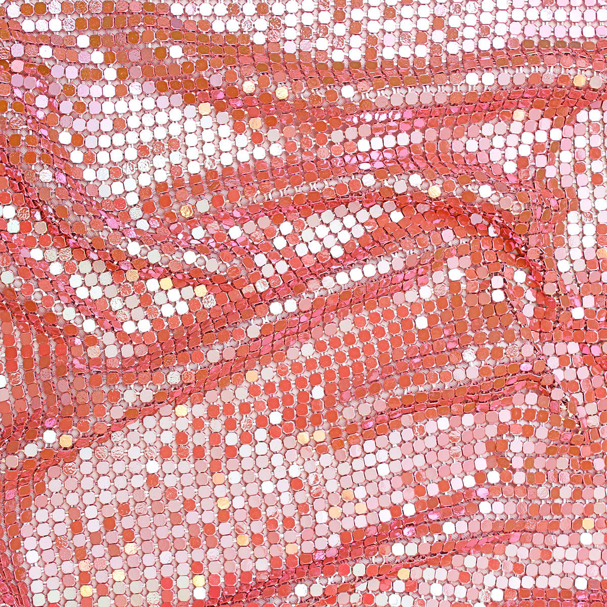 Halter Top Dark Pink Metal Mesh for Women - Premium Wholesale Boutique Clothing from Pinktown - Just $38! Shop now at chiquestyles