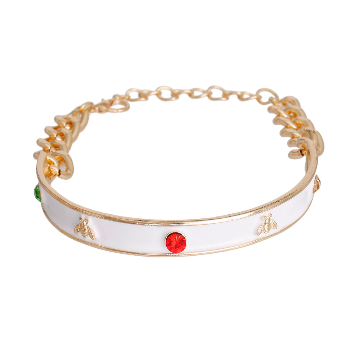 White Bee Casting Choker|16 inches - Premium Wholesale Jewelry from Pinktown - Just $18! Shop now at chiquestyles