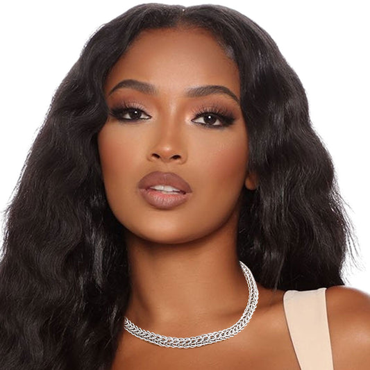 Silver Multi Link Chain Necklace|17 inches - Premium Wholesale Jewelry from Pinktown - Just $14! Shop now at chiquestyles