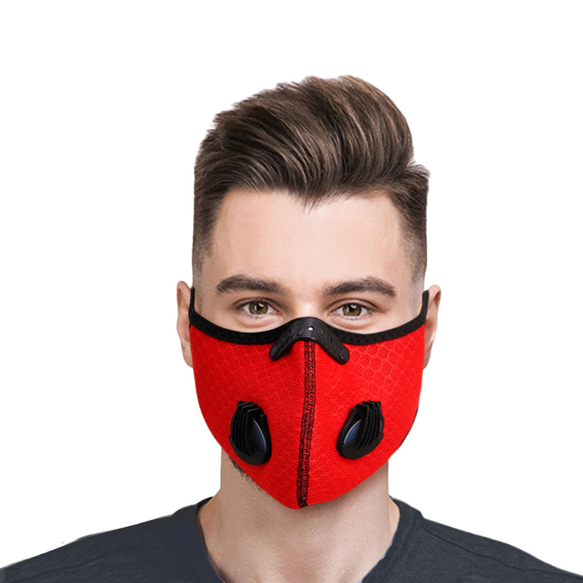 Red Exhalation Valve Sport Mask|Adjustable - Premium Wholesale Fashion Accessories from Pinktown - Just $8! Shop now at chiquestyles