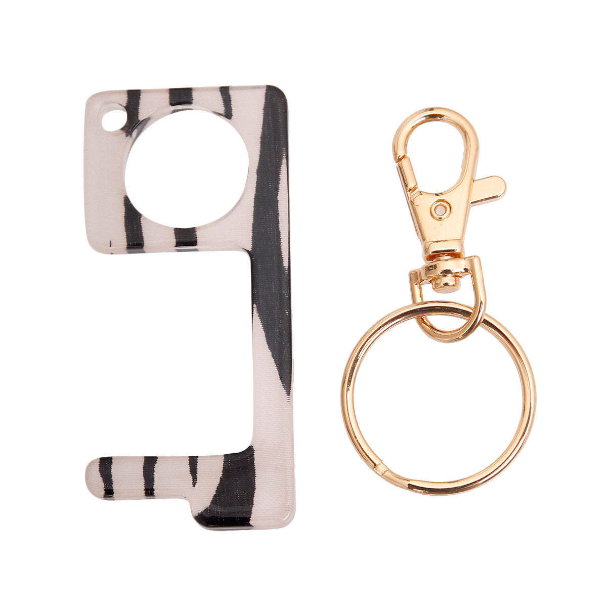 Zebra Touchless Door Button Tool|5 x 1.45 inches - Premium Wholesale Fashion Accessories from Pinktown - Just $7! Shop now at chiquestyles