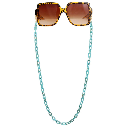 Turquoise Link Sunglasses Chain|27 inches - Premium Wholesale Fashion Accessories from Pinktown - Just $15! Shop now at chiquestyles