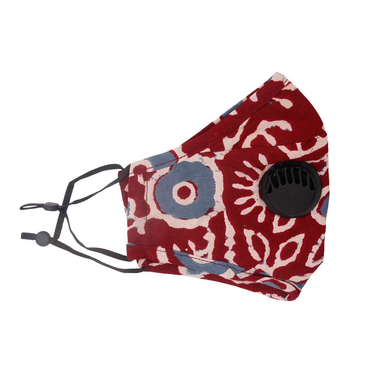 Burgundy Cheetah Filter Mask|Stretch to Fit - Premium Wholesale Fashion Accessories from Pinktown - Just $9! Shop now at chiquestyles