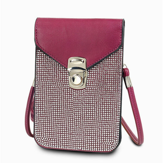 Dark Purple Rhinestone Cellphone Wallet|7.5 x 5 1 inches - Premium Wholesale Fashion Accessories from Pinktown - Just $17! Shop now at chiquestyles