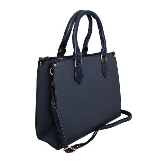 Purse Blue Pebble Grain Satchel Handbag for Women - Premium Wholesale Fashion Accessories from Pinktown - Just $36! Shop now at chiquestyles