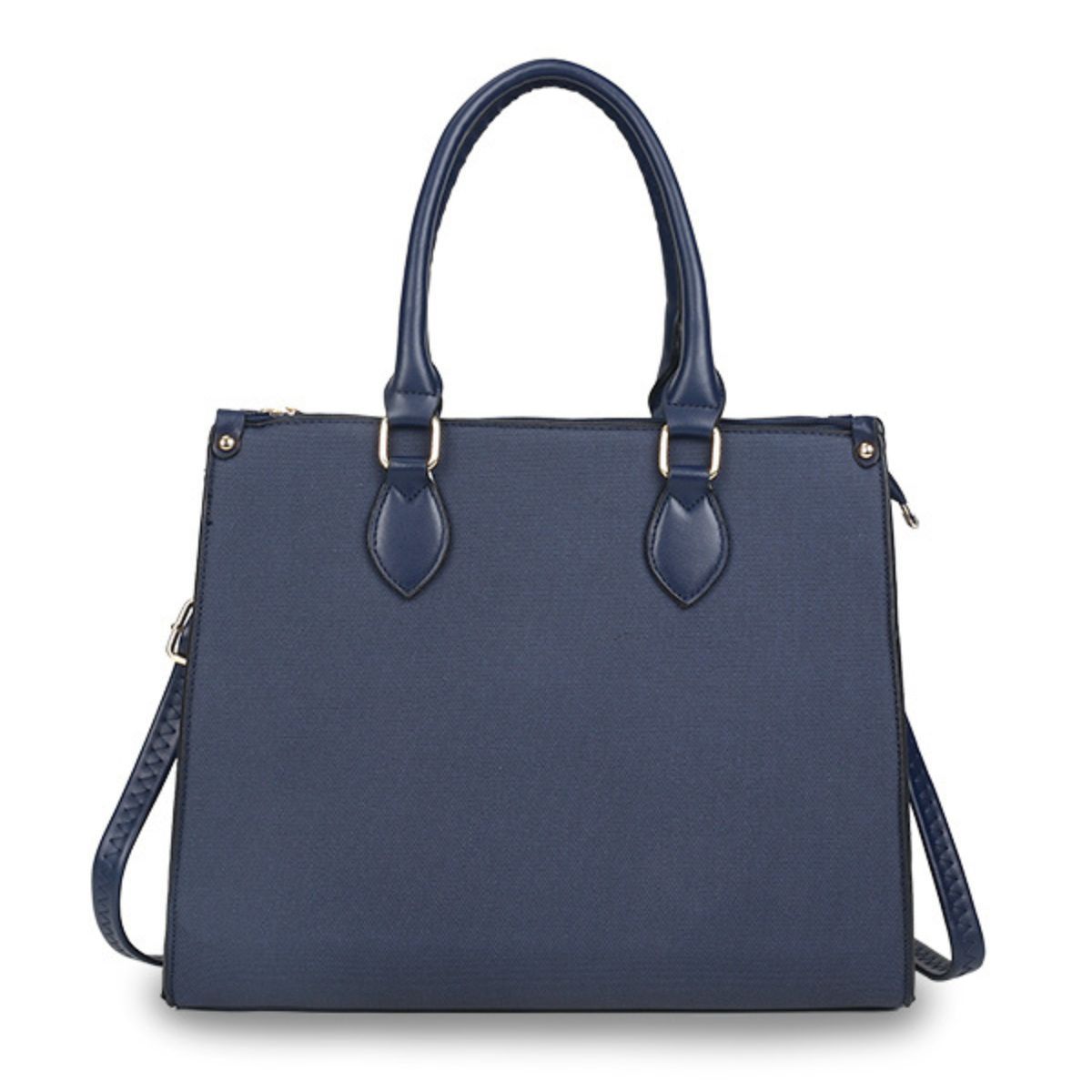 Purse Blue Pebble Grain Satchel Handbag for Women - Premium Wholesale Fashion Accessories from Pinktown - Just $36! Shop now at chiquestyles