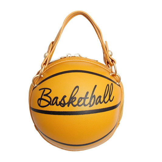 Clutch Mustard Brown Basketball Bag for Women - Premium Wholesale Fashion Accessories from Pinktown - Just $31! Shop now at chiquestyles