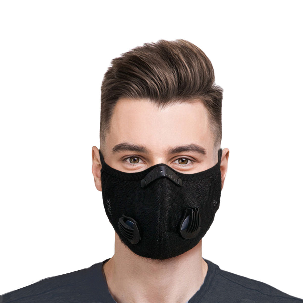 Black Mesh Sports Mask|Stretch to Fit - Premium Wholesale Fashion Accessories from Pinktown - Just $11! Shop now at chiquestyles