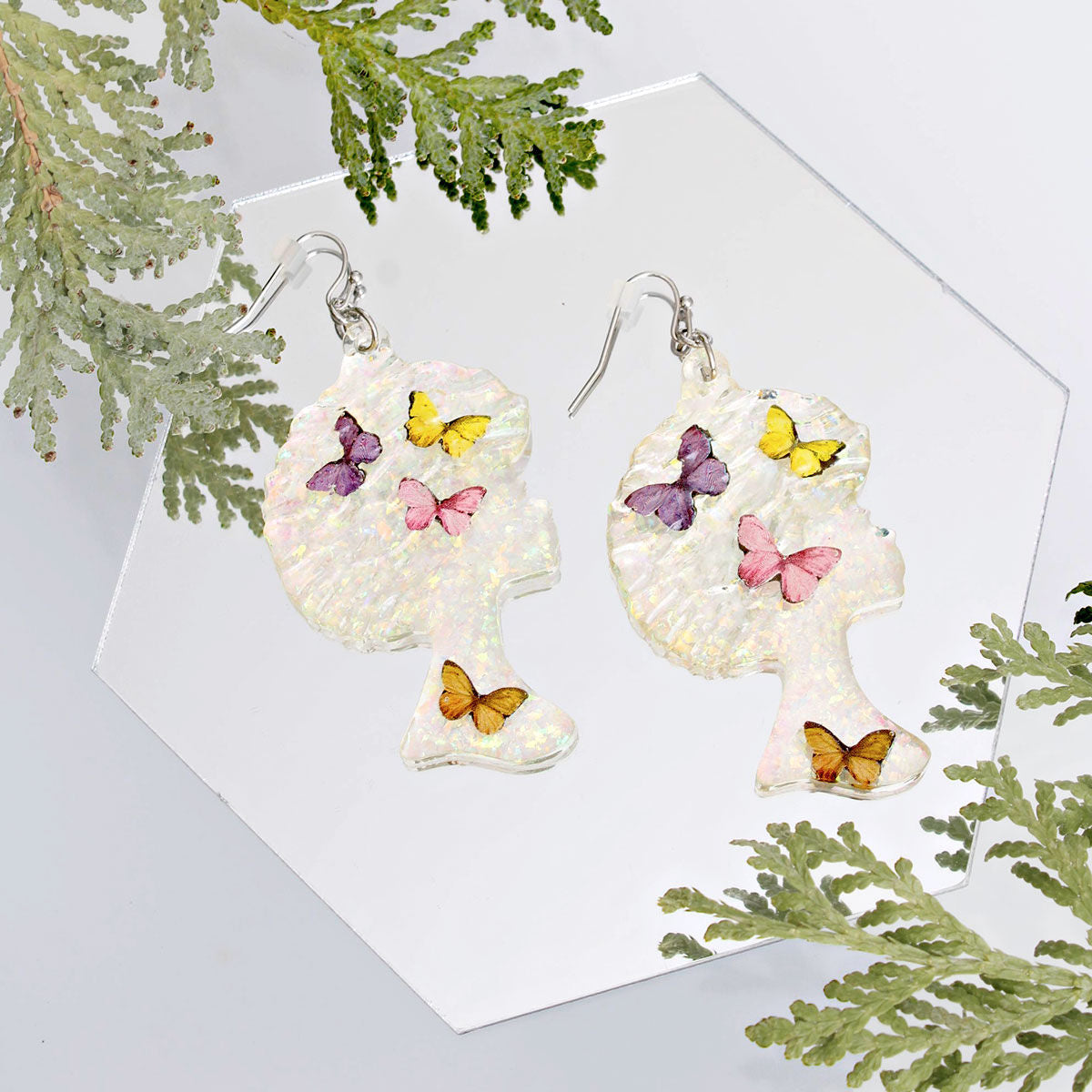 Dangle Multi Med Afro Butterfly Earrings for Women - Premium Wholesale Jewelry from Pinktown - Just $12! Shop now at chiquestyles