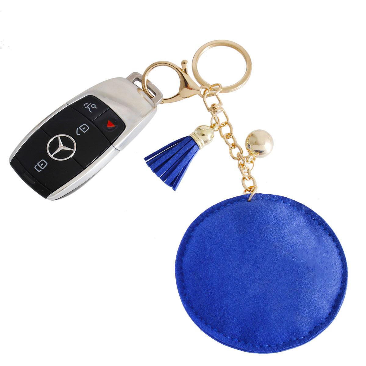 Blue Gold Padded Sorority Keychain|7 x 3.10 inches - Premium Wholesale Fashion Accessories from Pinktown - Just $10! Shop now at chiquestyles