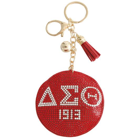 Red Padded Sorority Keychain - Premium Wholesale Fashion Accessories from Pinktown - Just $10! Shop now at chiquestyles