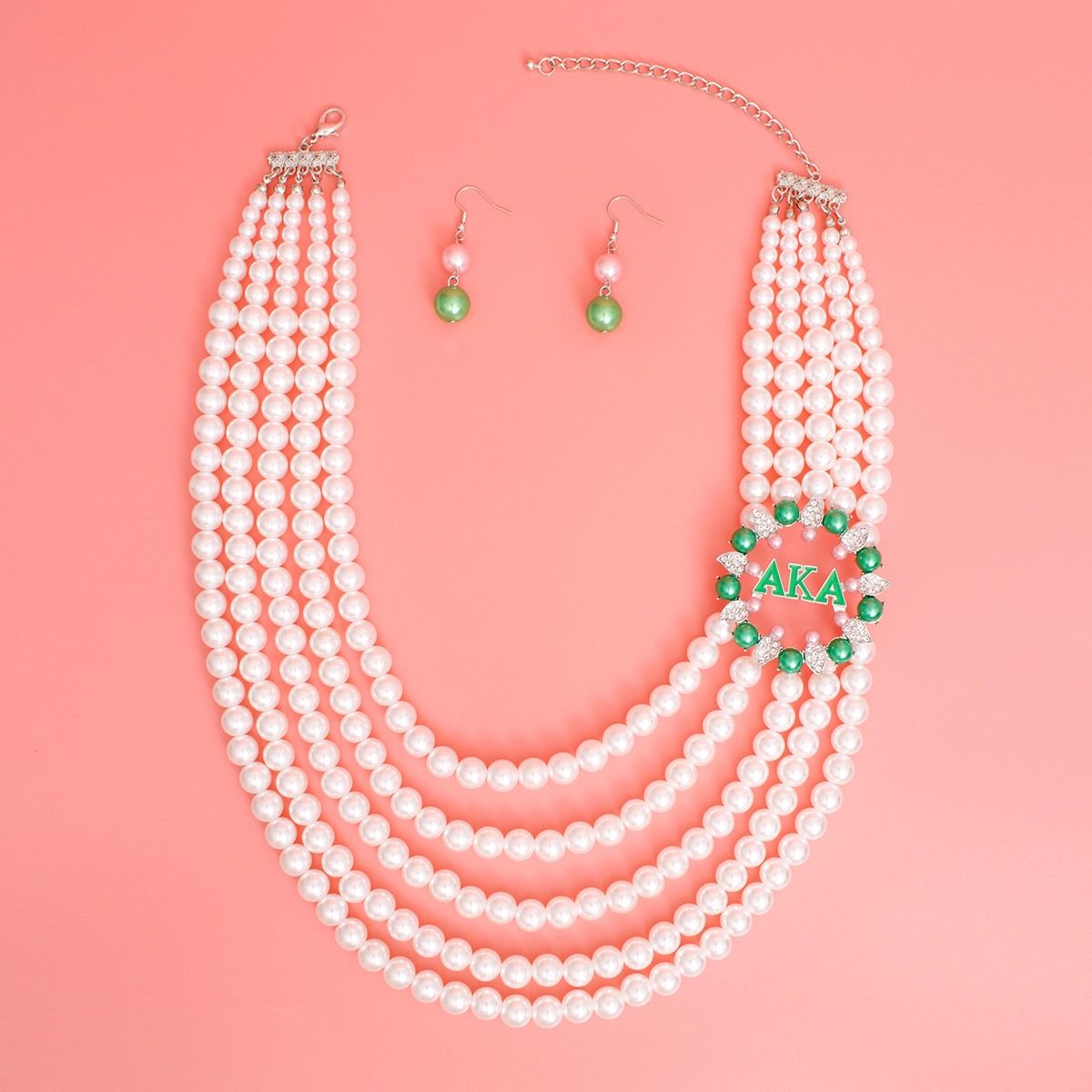 Necklace White Pearl AKA Set for Women - Premium Wholesale Jewelry from Pinktown - Just $27! Shop now at chiquestyles